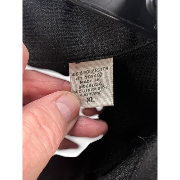 Batık Bay Black Button-Up Shirt Embroidered Relaxed Fit Mens XL Gothic Oversized - Picture 4 of 9